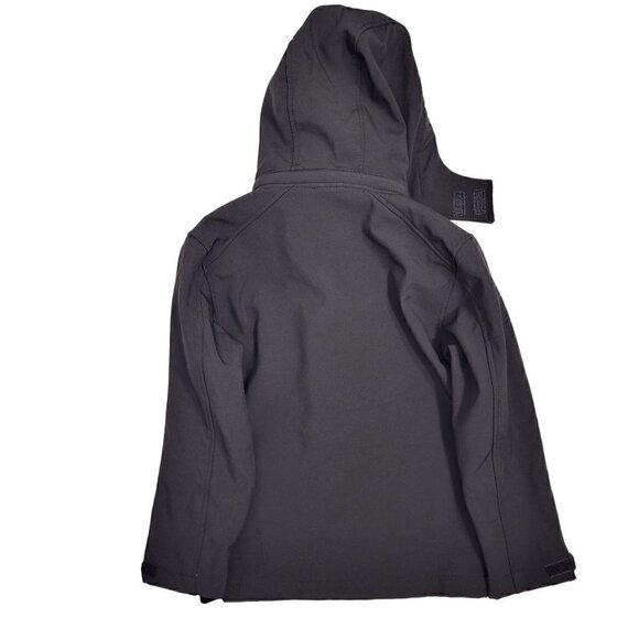 NWT Reebok Kids Outer Shell Only Extreme Weather Hooded Black Jacket Size 7 - Picture 5 of 16